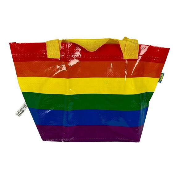 IKEA Rainbow Reusable Bag Storstomma Small Shopping Tote LGBTQIA+ Pride - Picture 5 of 7